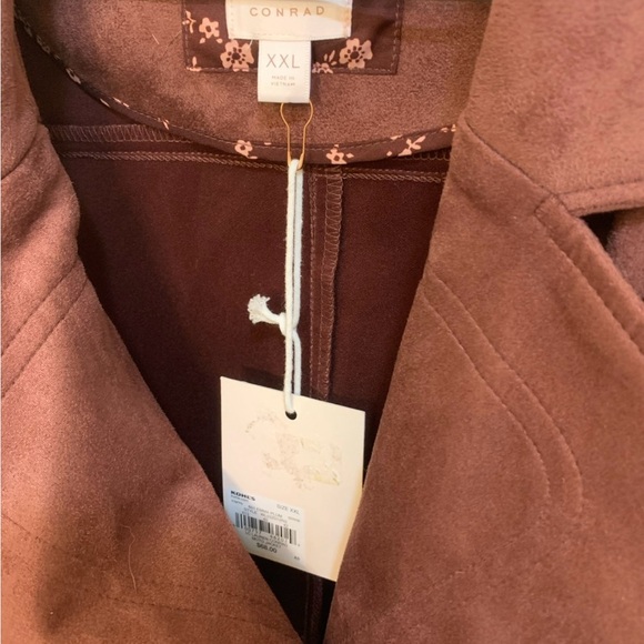 Lauren Conrad Dusty Rose Faux Suede Moto Jacket - 2X - Picture 4 of 5